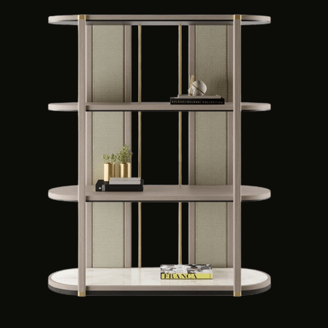 Contemporary Shelving Unit with Refined Design - Provance Decoration