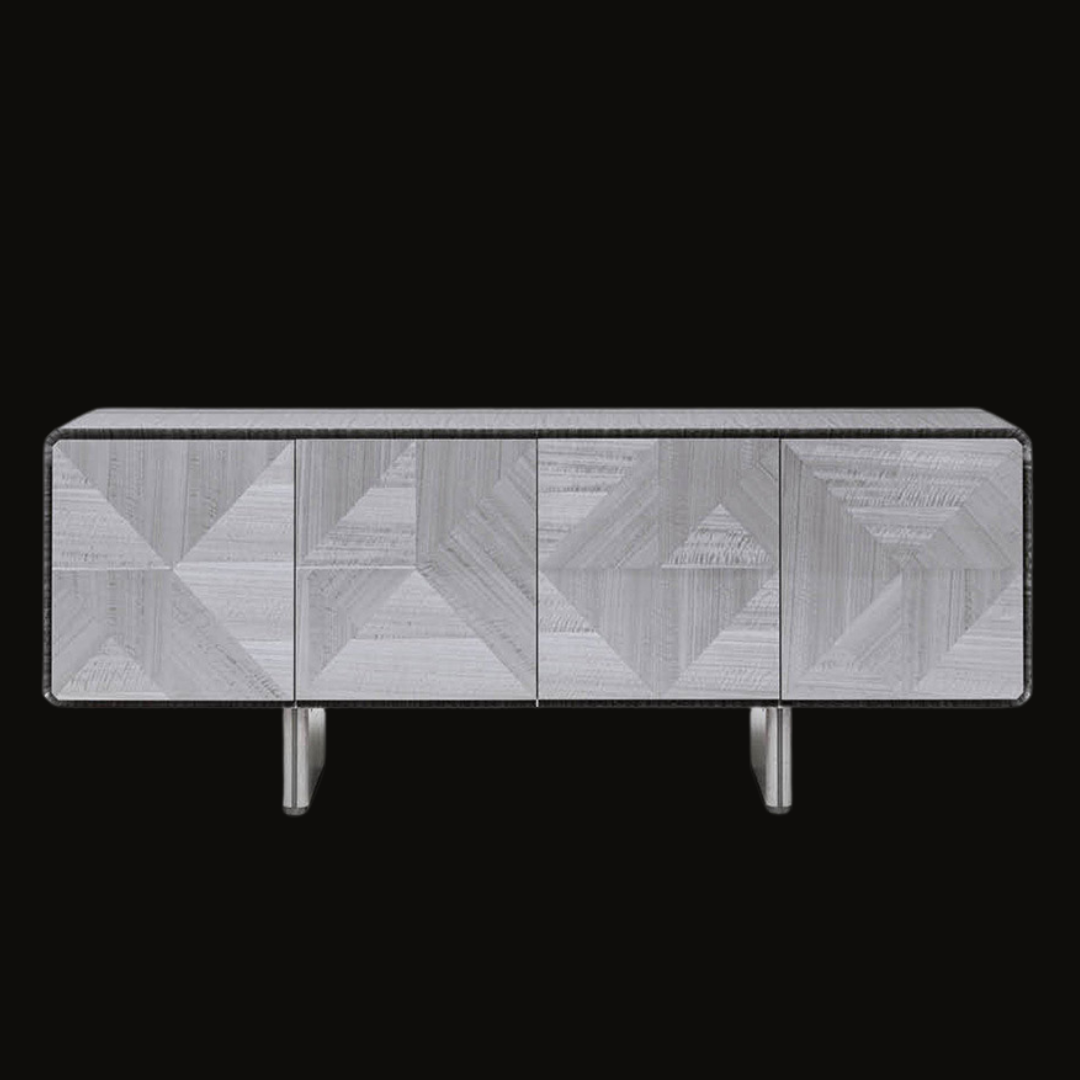 Modern Geometric Patterned Sideboard Cabinet - Provance Decoration