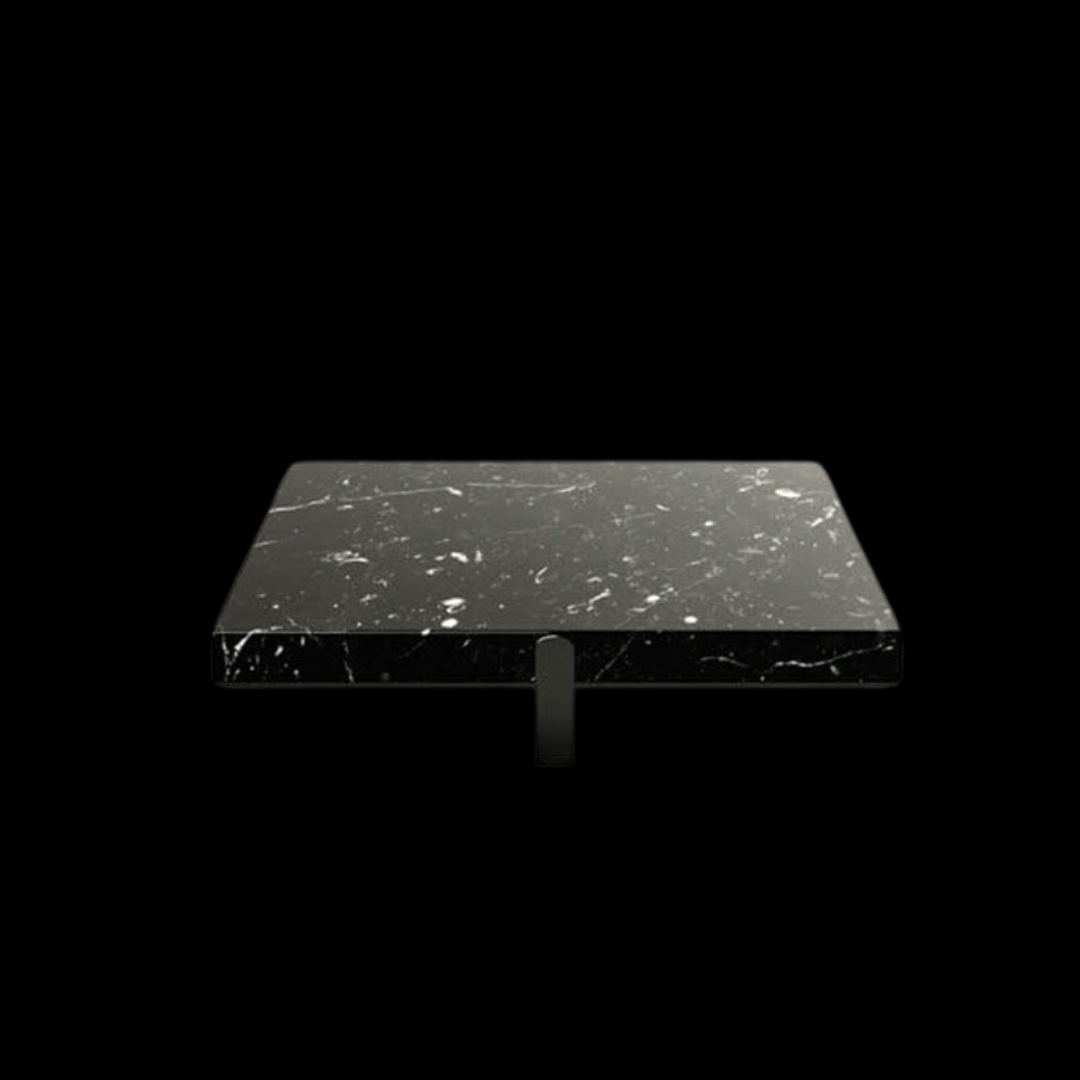 Modern Square Black Marble Coffee Table | Provance - Provance Decoration