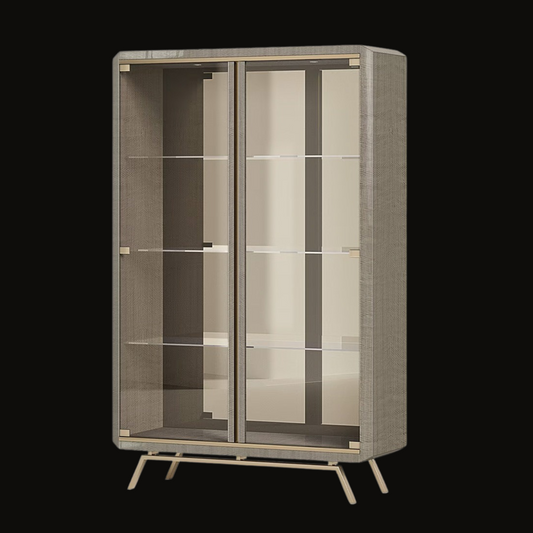 Modern Glass Display Cabinet – DC-046 - Provance Decoration