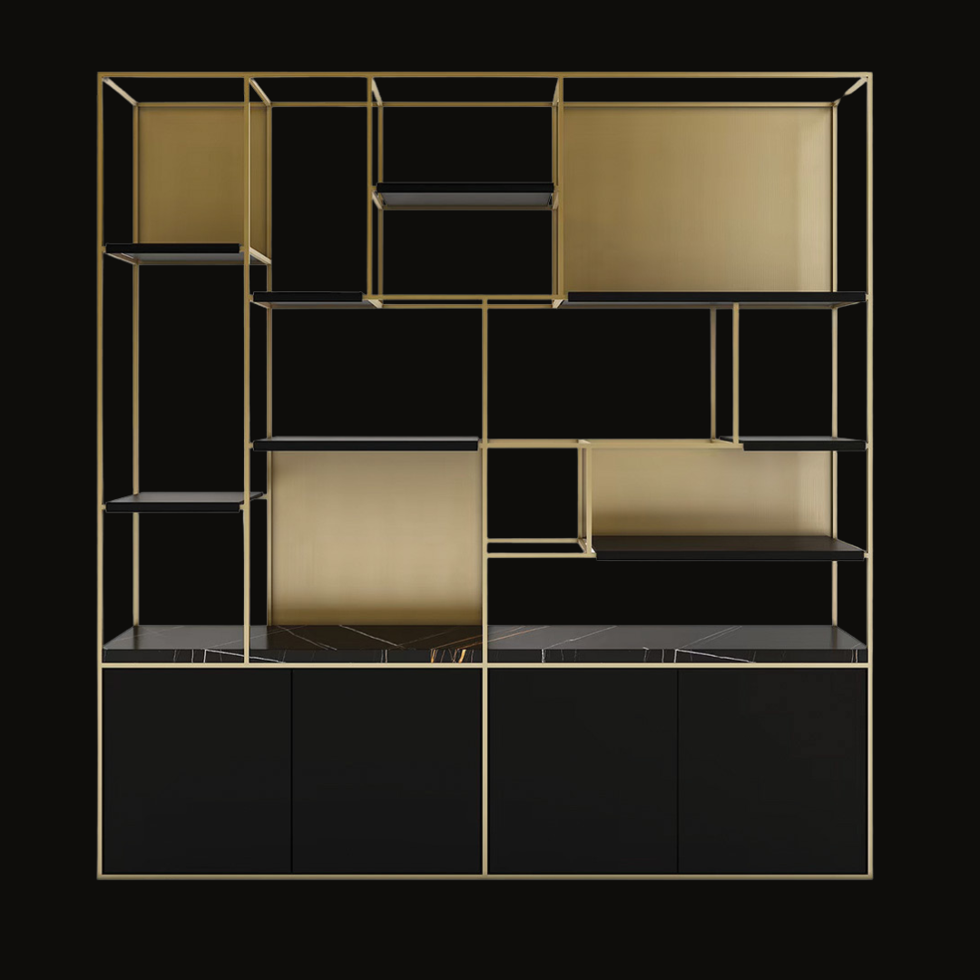 Modern Luxury Shelving Unit – SU-049 - Provance Decoration