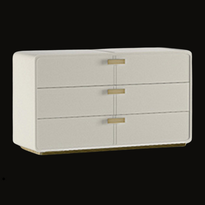 Luxury Dresser with Gold Handles and Minimalist Design - Handcrafted Bedroom Storage Solution