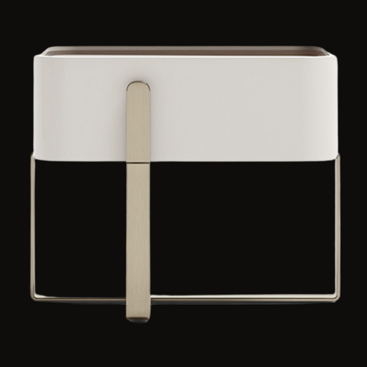 Minimalist Modern Side Table with Sleek Metal Frame - Handcrafted Bedside Table